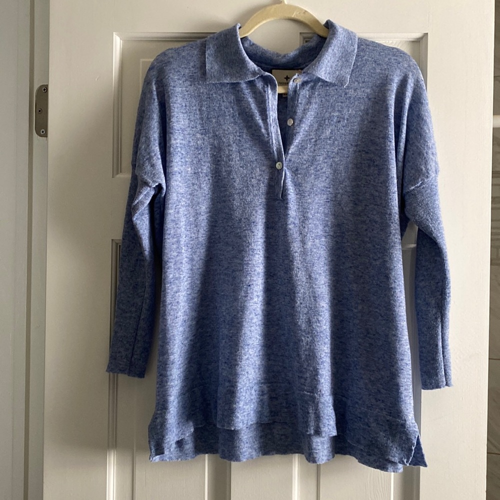 Tuckernuck Blue Long Sleeve Top